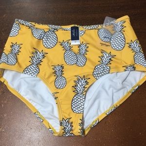 NWT GabiFresh Pineapple High Waist Bikini Bottom